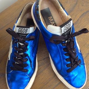 Golden Goose May Low Top Iridescent Sneakers